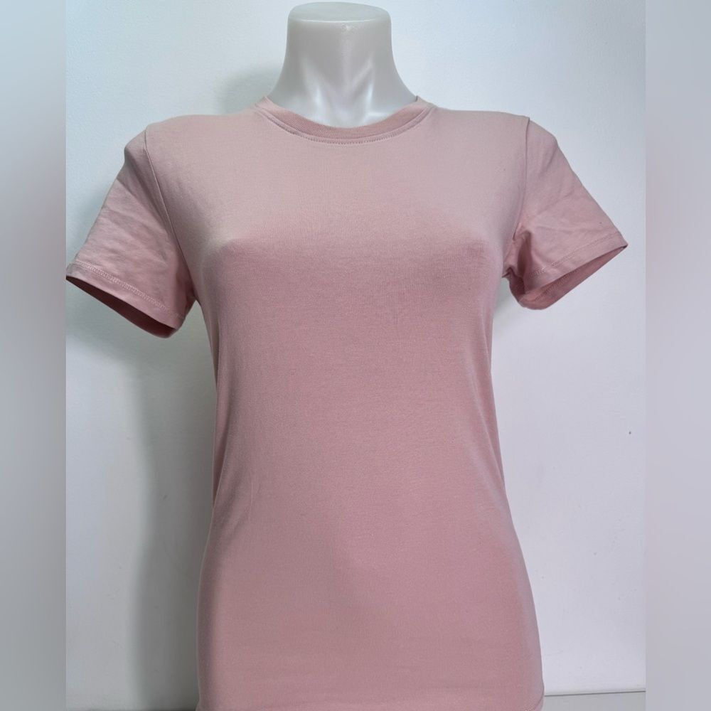 easy standard Blush Pink Women's Short Sleeve Tee Sz M NWT